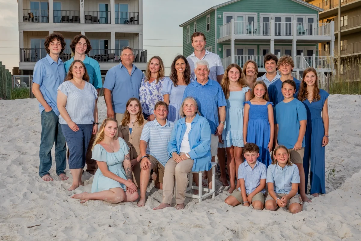Orange beach photographer Sample Photos 2 Family reunion photo session in Orange Beach, Alabama
